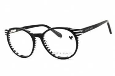 Draper James DJ1021 003 Eyeglasses Black Stripped 49mm
