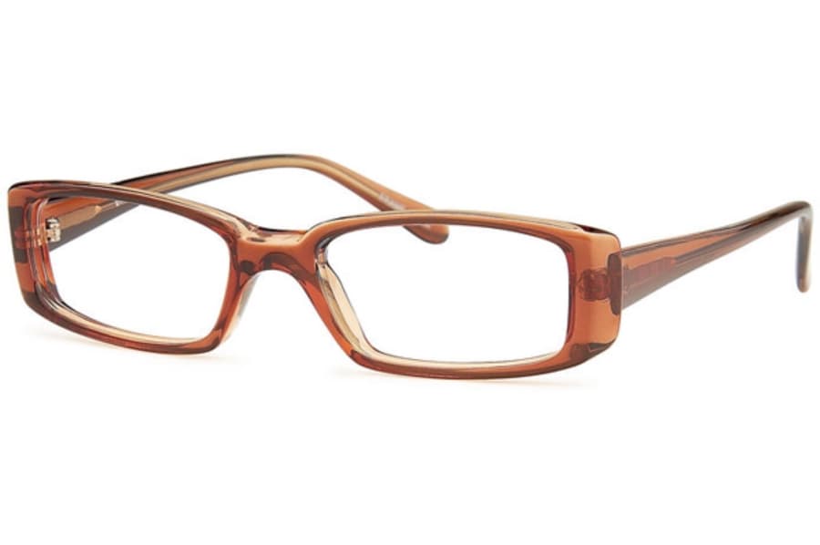 Capri U-14 Eyeglasses Brown 48mm Unisex