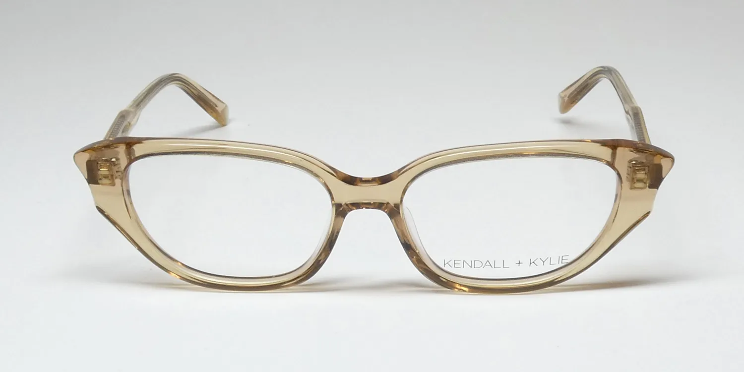 Kendall + Kylie Kko171 Tiana 290 Eyeglasses Tropical Crystal 51mm 3