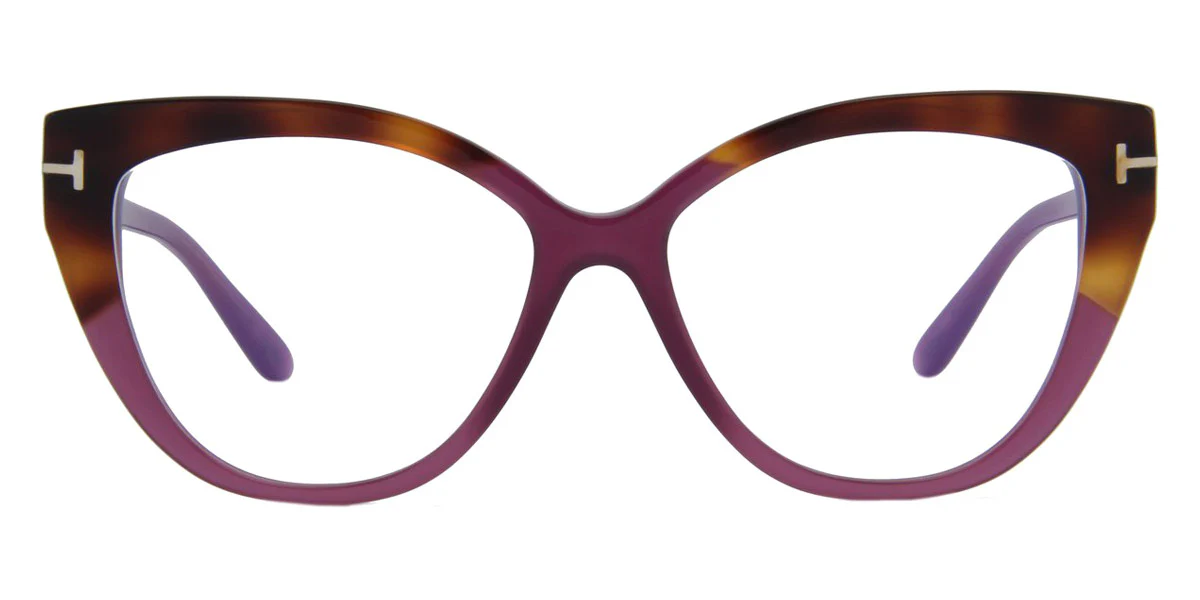 Tom Ford FT5673B 081 Eyeglasses Shiny Violet 54mm Women 2
