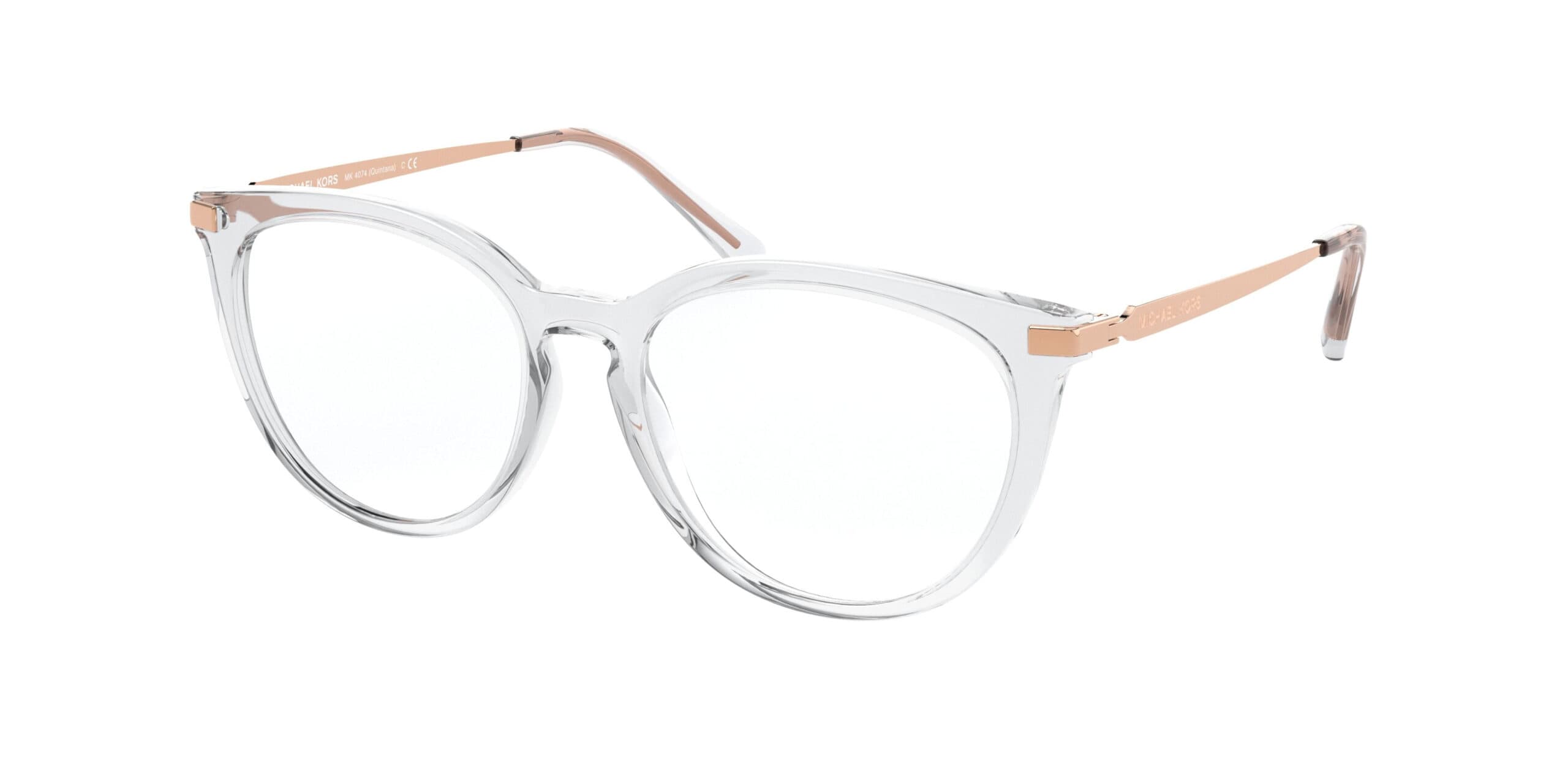 Michael Kors MK4074 Quintana 3050 Eyeglasses Crystal 51mm Women