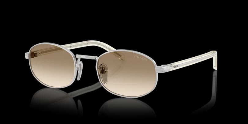 Prada 0PR B53S 1BC80K Sunglasses Silver 52mm Women