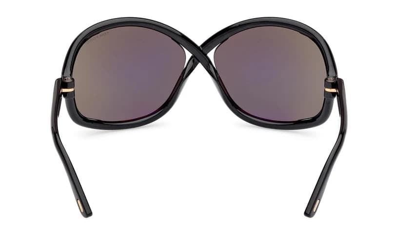 Tom Ford FT1068 01A Sunglasses Shiny Black 68mm Women 4