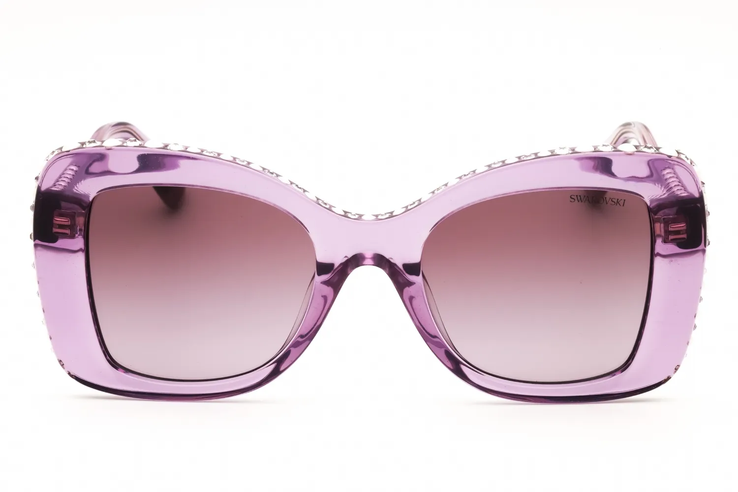 Swarovski 0SK6062U 10968H Sunglasses Transparent Amethyst 51mm Women 2