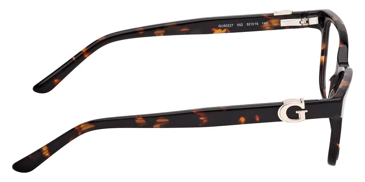 Guess GU50227 052 Eyeglasses Dark Havana 52mm Women 5