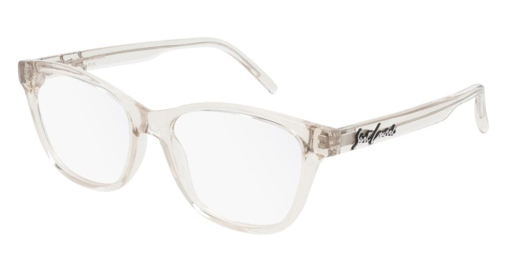 Saint Laurent SL338 005 Eyeglasses Beige 53mm Women