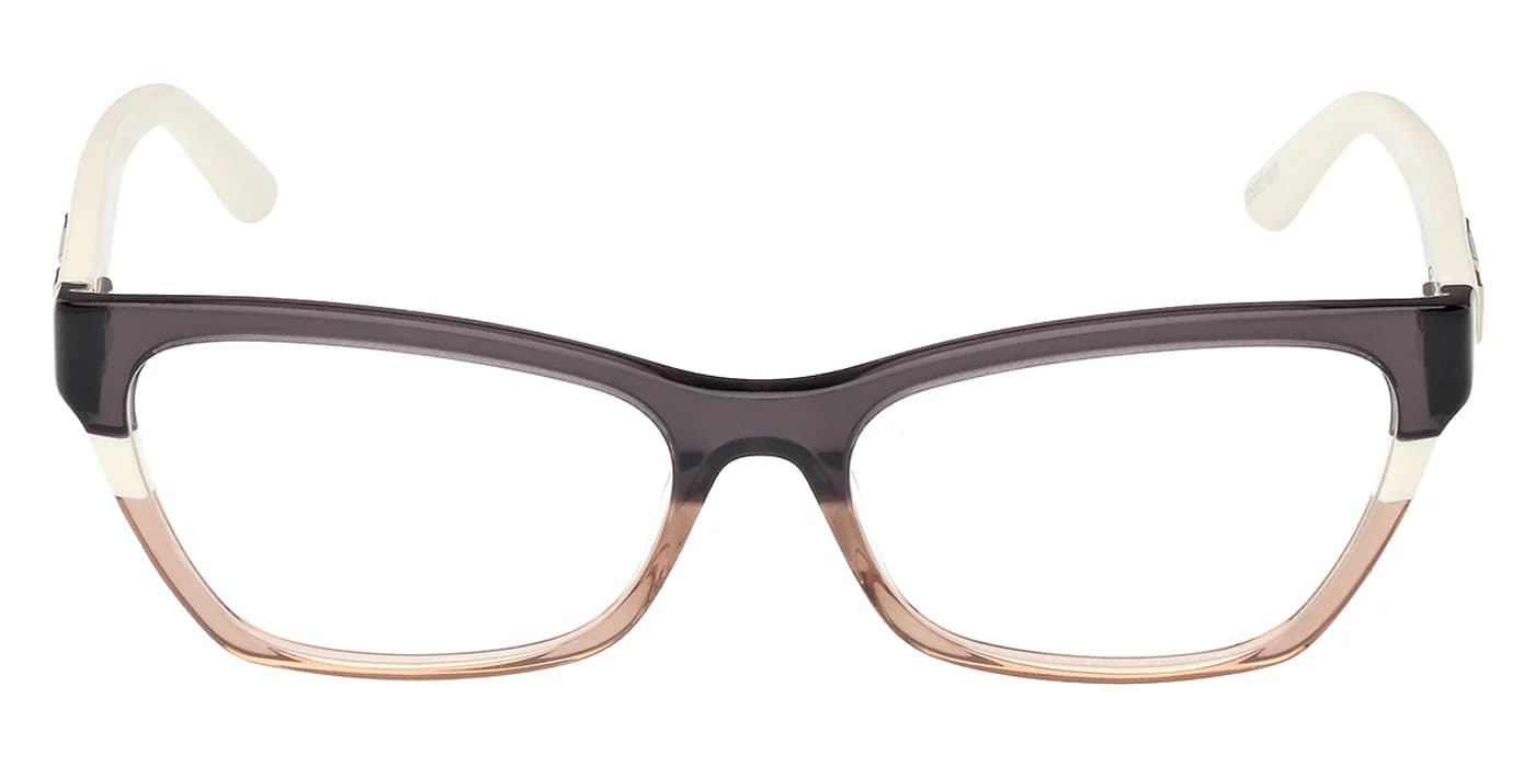 Guess GU2979 020 Eyeglasses Gray Striped Shiny Ivory 54mm Women 2
