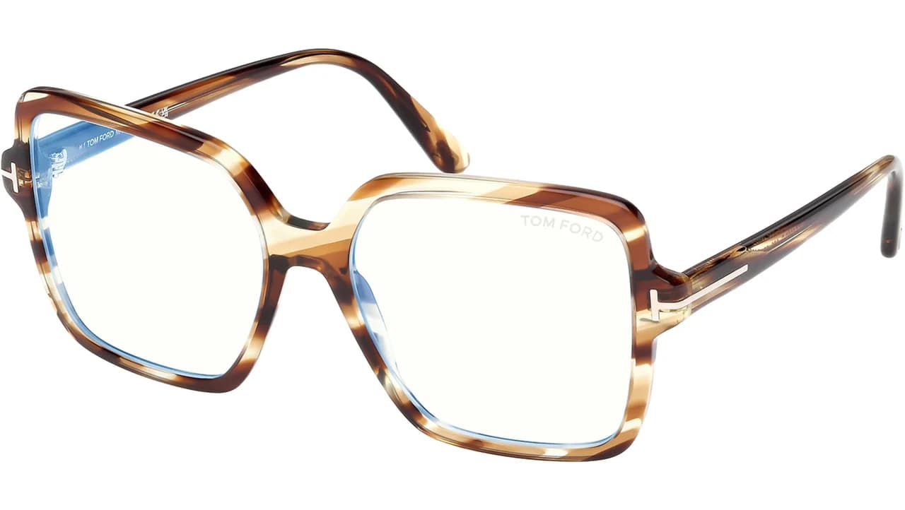 Tom Ford FT6063-B 055 Eyeglasses Coloured Havana 56mm Women