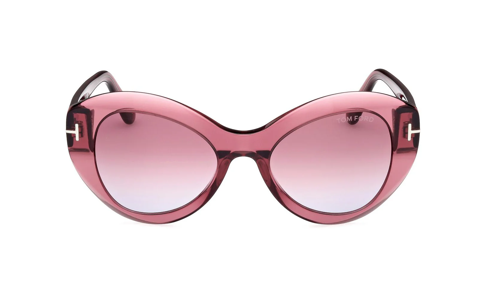 Tom Ford FT1084 66Y Sunglasses Shiny Red 52mm Women 2