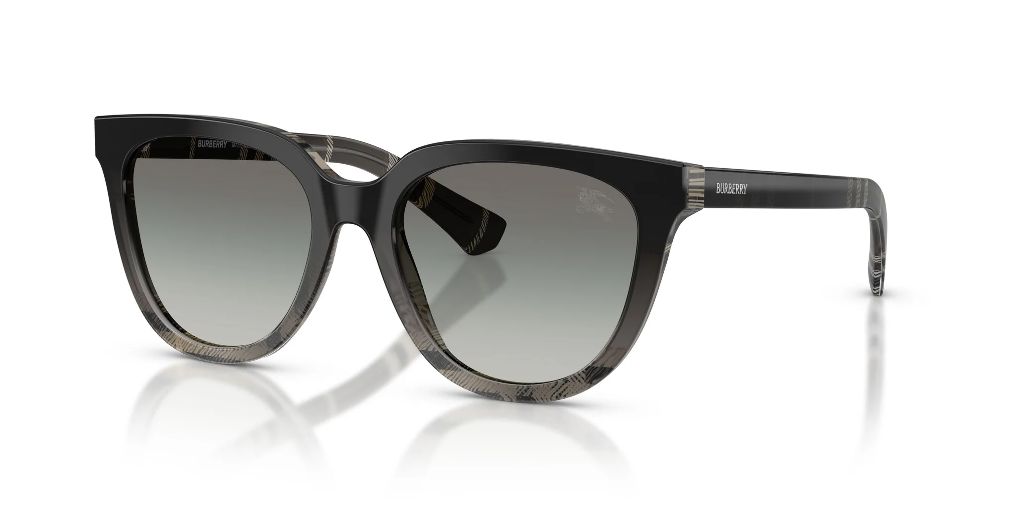 Burberry 0BE4469 420011 Sunglasses Grey Check 53mm Women