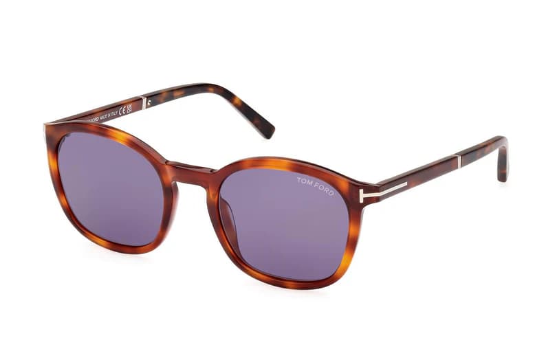 Tom Ford FT1020 53V Sunglasses Blonde Havana 52mm Men