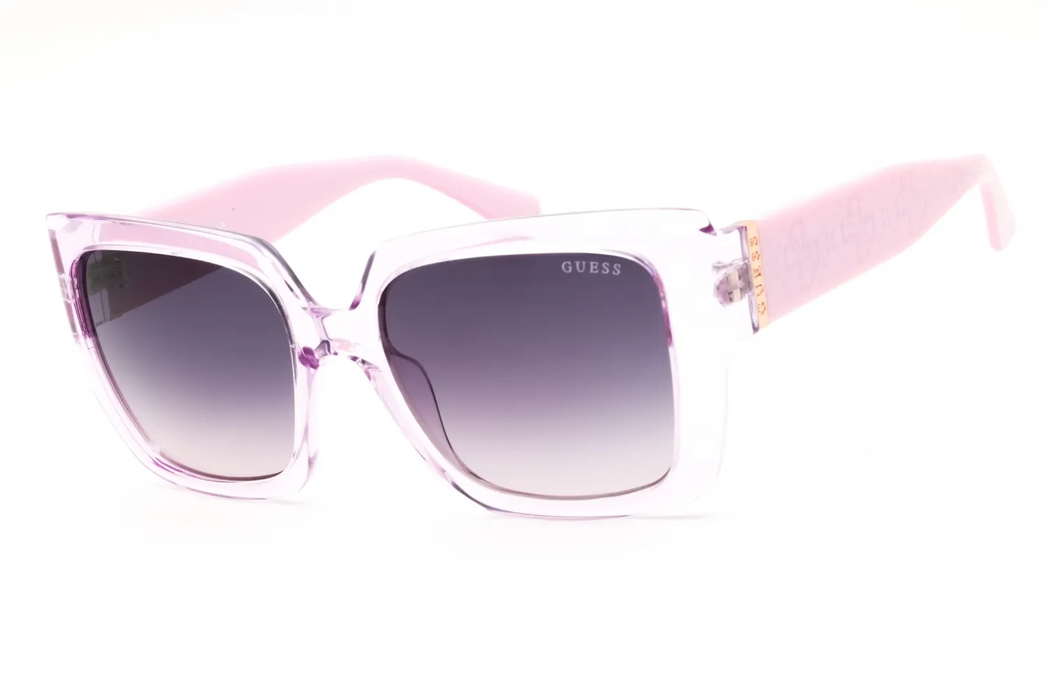 Guess GU00200 78Z Sunglasses Shiny Lilac 53mm Women