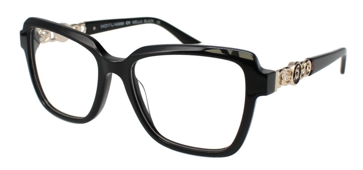 Steve Madden Mella Eyeglasses Black 54mm Women