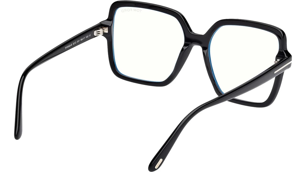 Tom Ford FT6063B 001 Eyeglasses Shiny Black 56mm Women 5