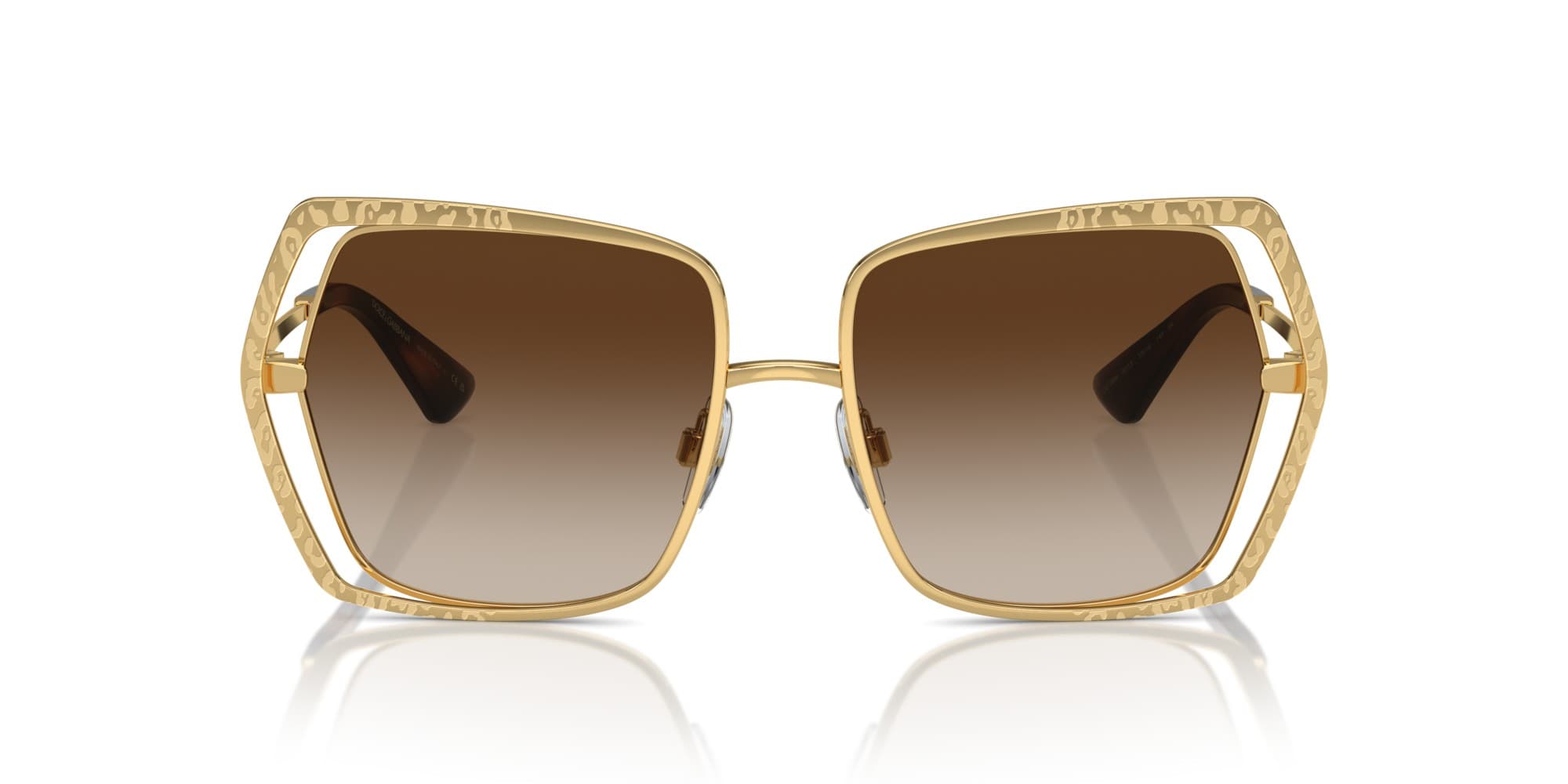 Dolce&Gabbana DG2306 02/13 Sunglasses Brown 145mm Women 2