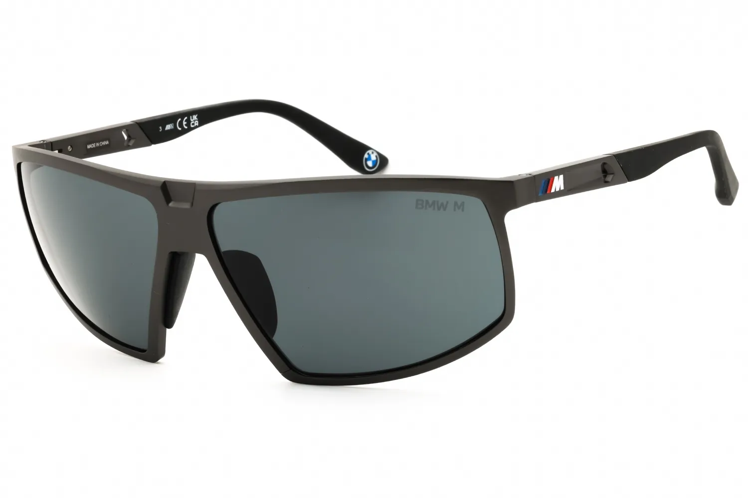 BMW BW0046-P 09D Sunglasses Matte Gunmetal 64mm Men