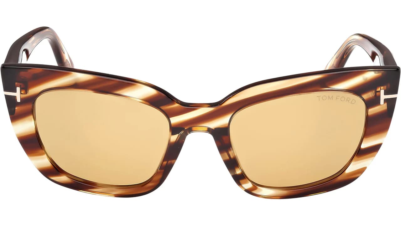Tom Ford FT1190 53E Sunglasses Blonde Havana 53mm Women 2