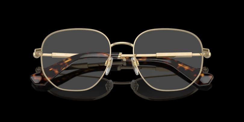 Burberry 0BE1385 1109 Eyeglasses Light Gold 53mm Women 5