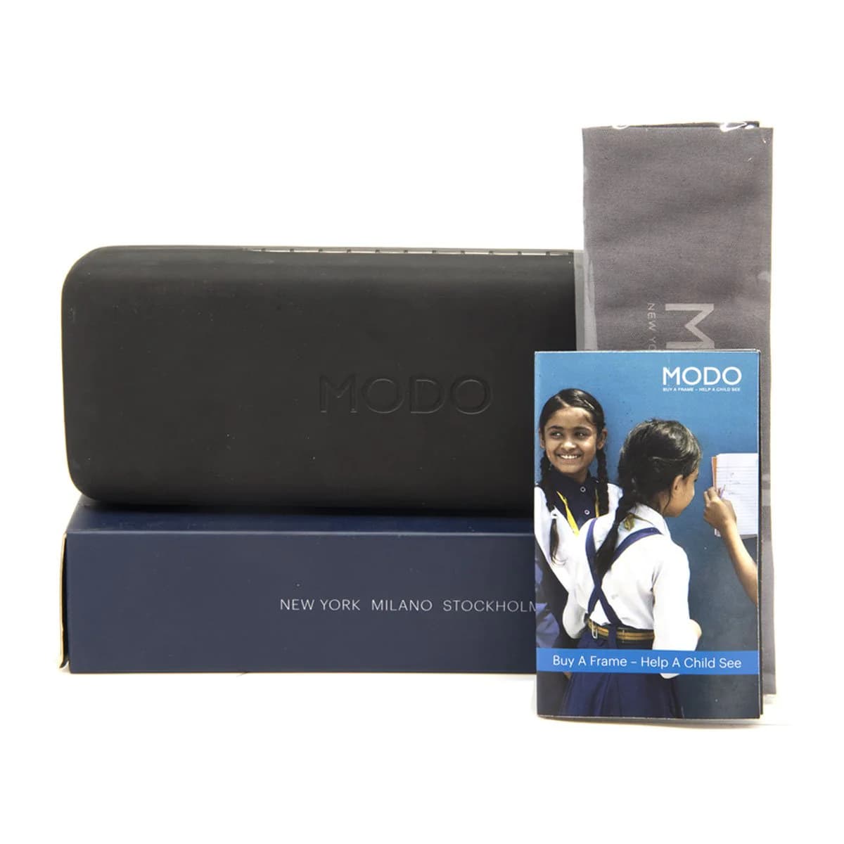 MODO MODEL 4235 BLK Eyeglasses Black 54mm Unisex _Case