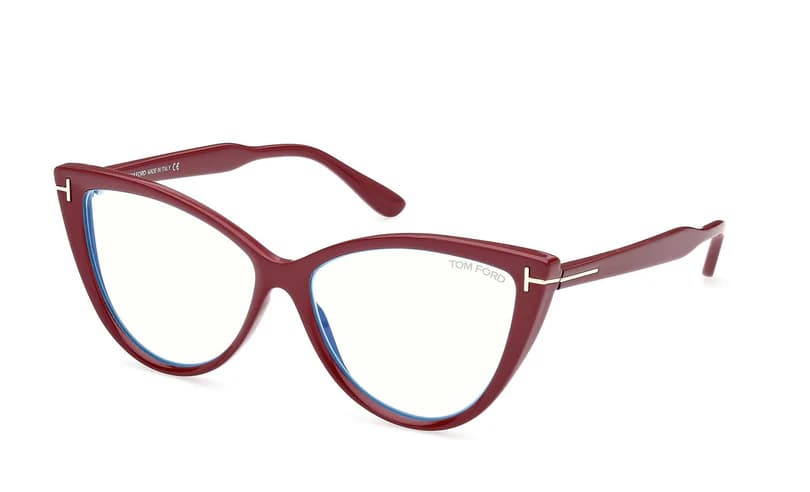 Tom Ford FT5843B 074 Eyeglasses Pink 56mm Women