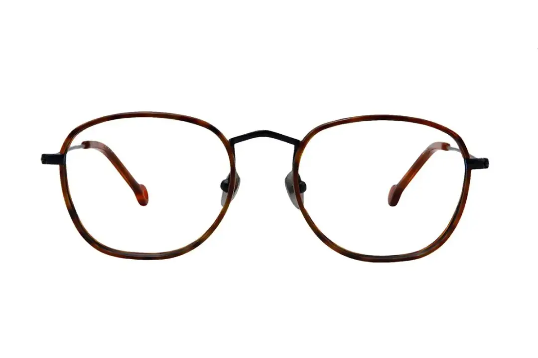 Nathalie Blanc Lino C313 Eyeglasses Blue Tortoise 49mm Unisex 2
