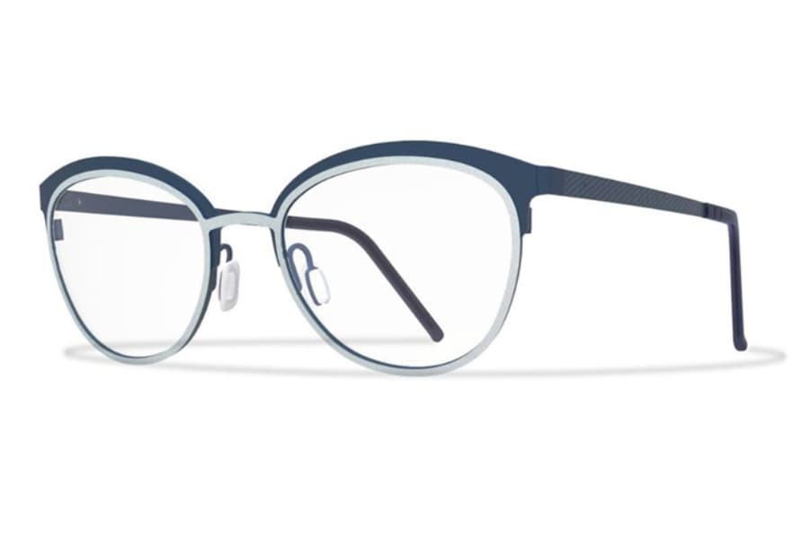 Blackfin BF859 Col. 1018 Eyeglasses Navy/light Blue 51mm Women