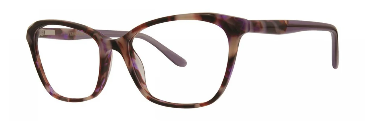 Vera Wang V537 Eyeglasses Violet Crunch 53mm Women