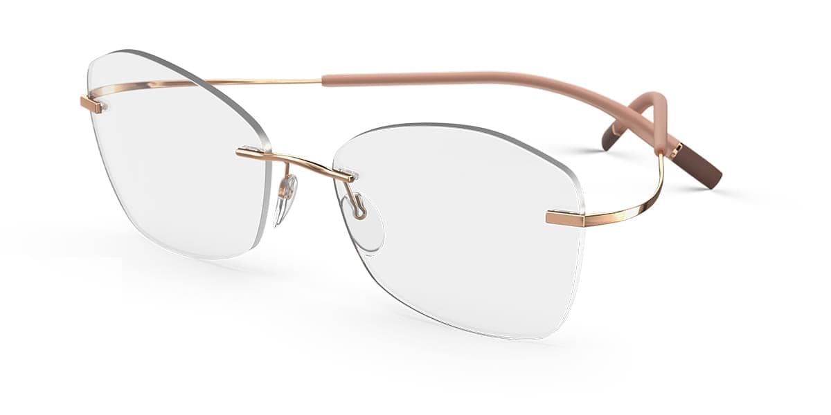 Silhouette 5541 IY 3530 TMA - The Icon II 5541 Eyeglasses Rose Gold 53mm Men