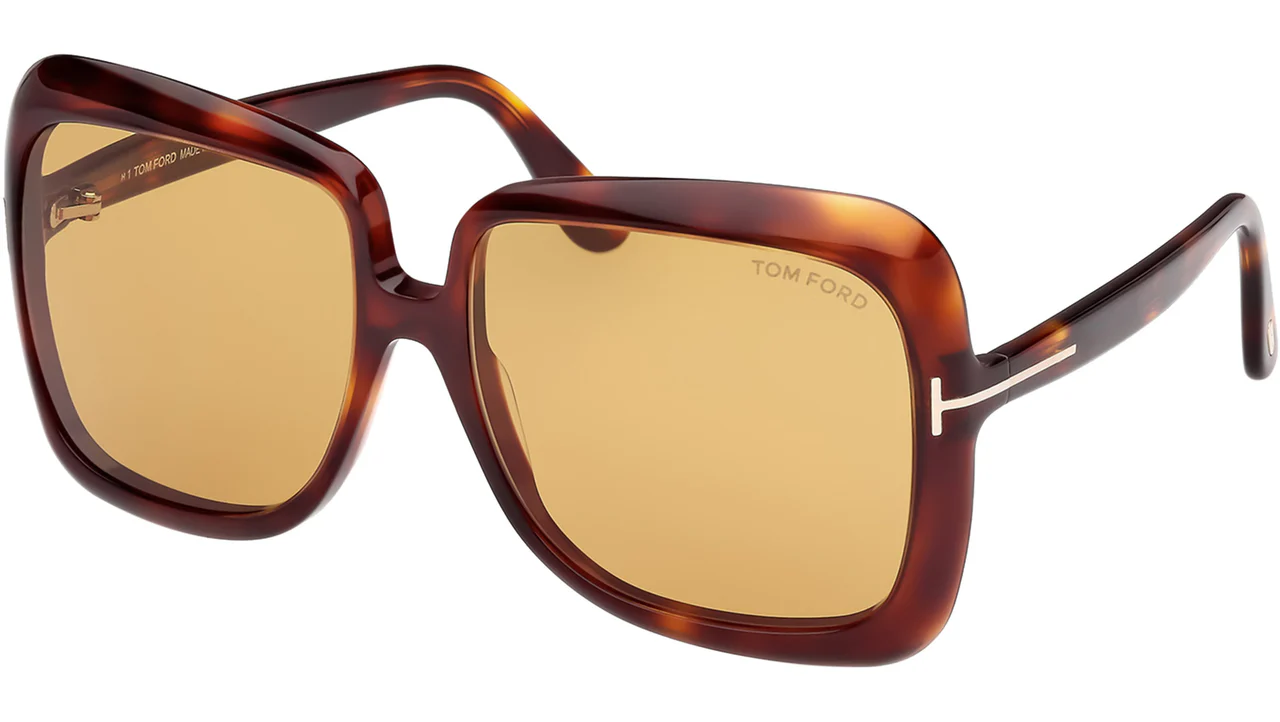 Tom Ford FT1156 52E Sunglasses Dark Havana 59mm Women