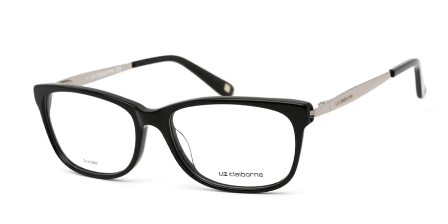 Liz Claiborne 637 807 Eyeglasses Black 54mm Women