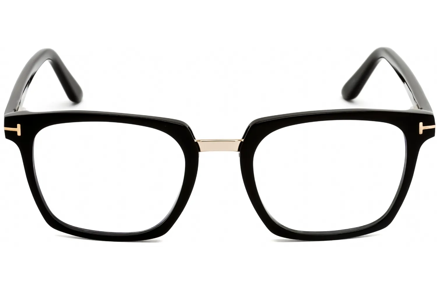 Tom Ford FT5523-B 001 Eyeglasses Shiny Black 50mm Unisex 2
