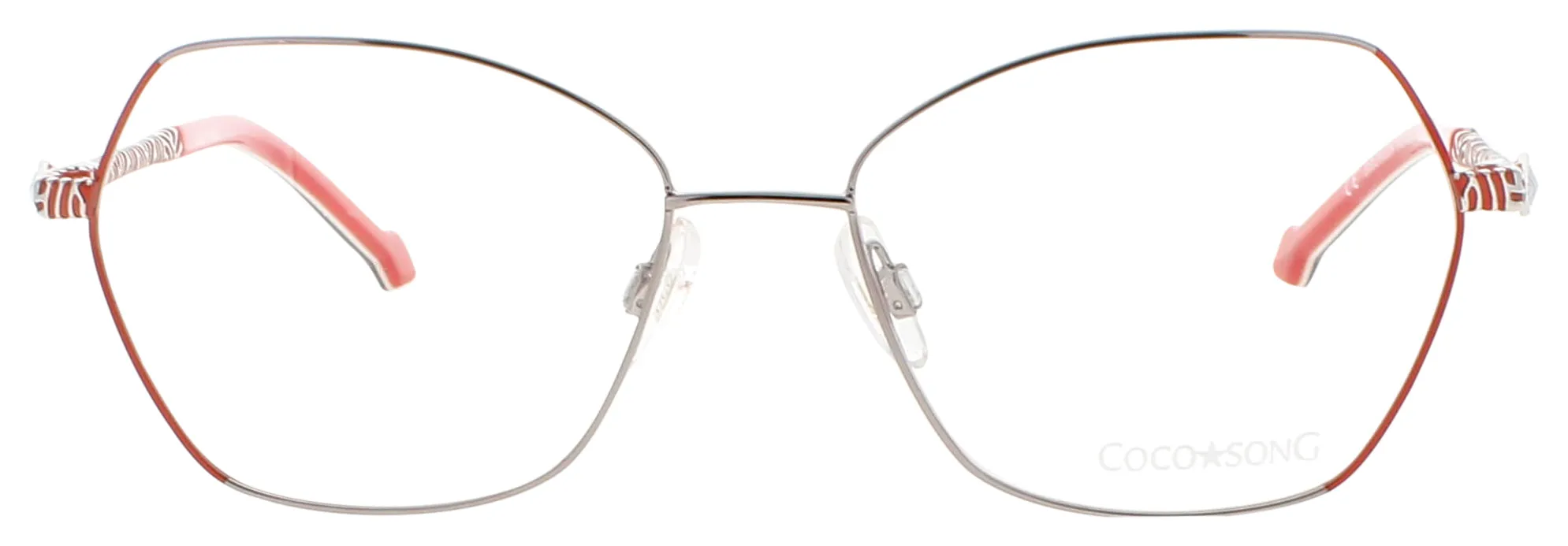 Coco Song BROKEN WINGS C04 Eyeglasses Red 54mm Women 2