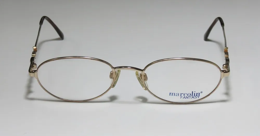 Marcolin 7191 462 Eyeglasses Shiny Gold 52mm 3
