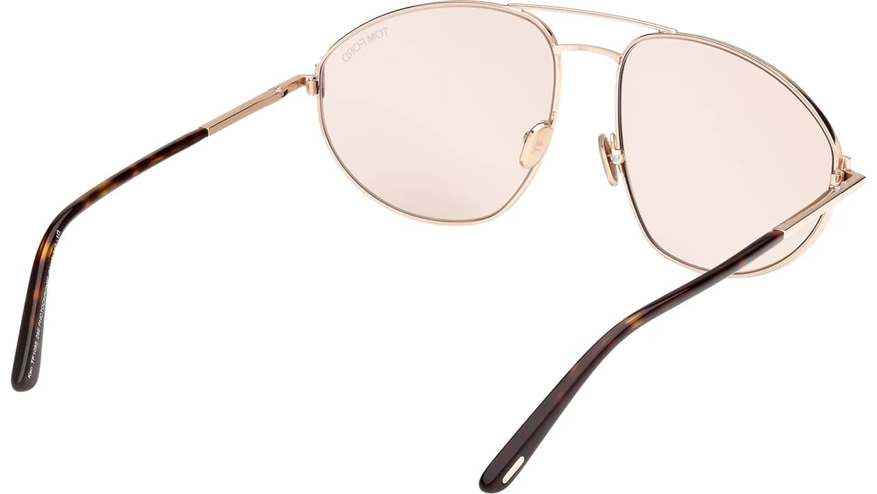 Tom Ford FT1095 28E Sunglasses Shiny Rose Gold 60mm Men 5