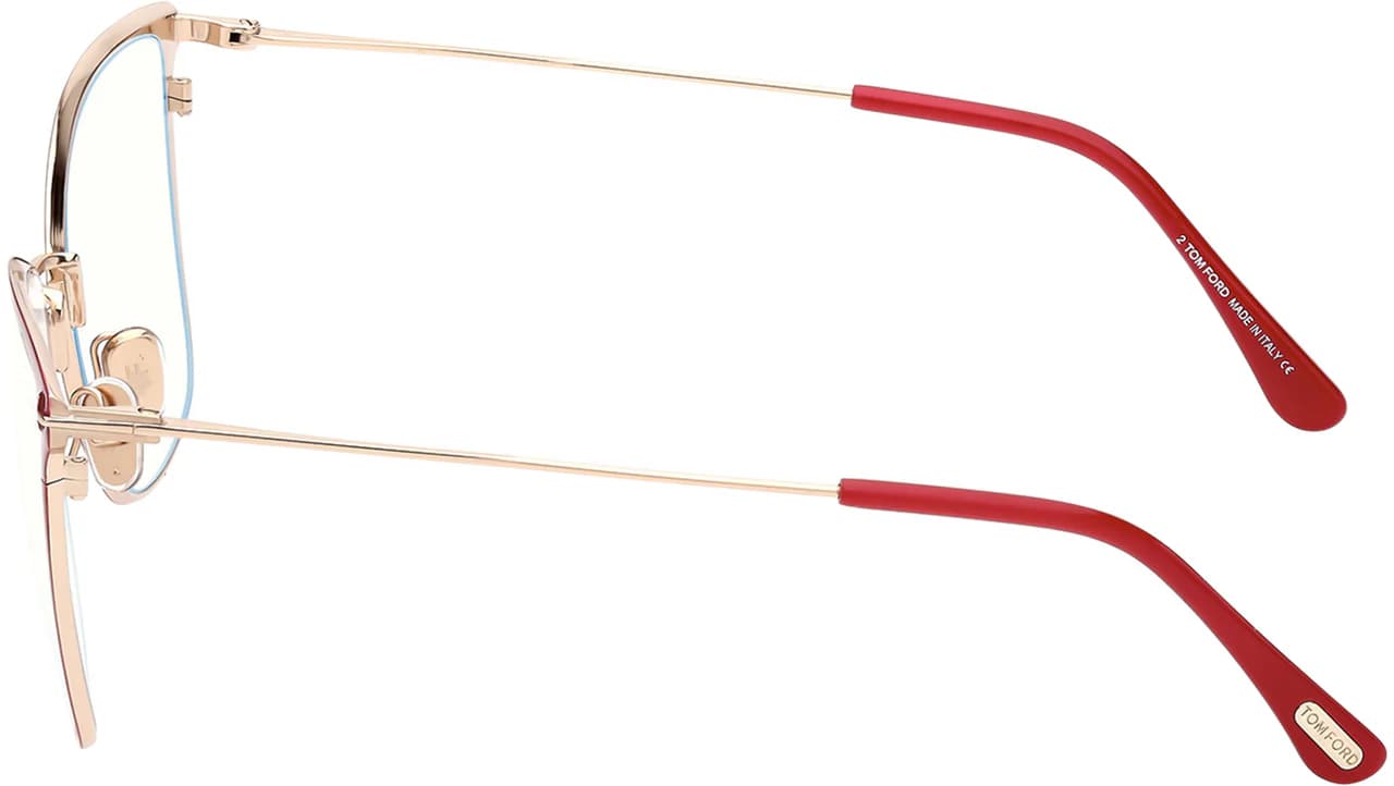 Tom Ford FT5839B 075 Eyeglasses Shiny Fuxia 56mm Women 4