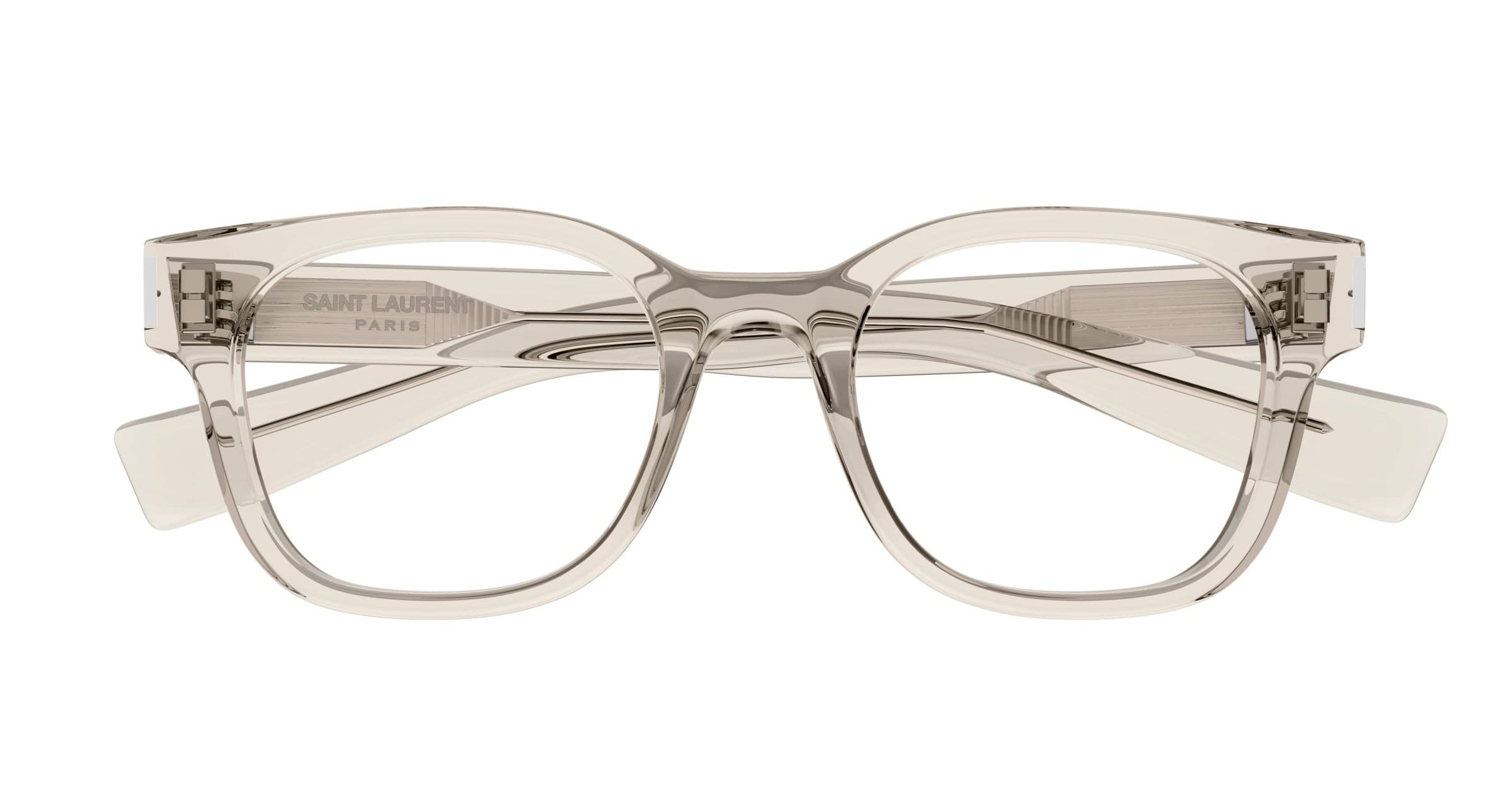 Saint Laurent SL722 004 Eyeglasses Beige 49mm Women 2