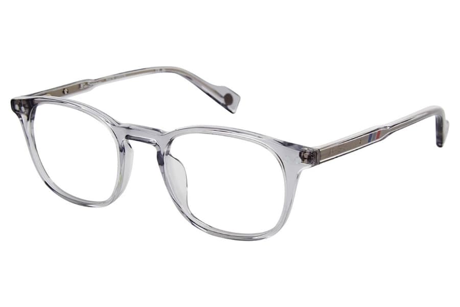 Ben Sherman LAWRENCE C02 Eyeglasses Transparent Grey 48mm Men