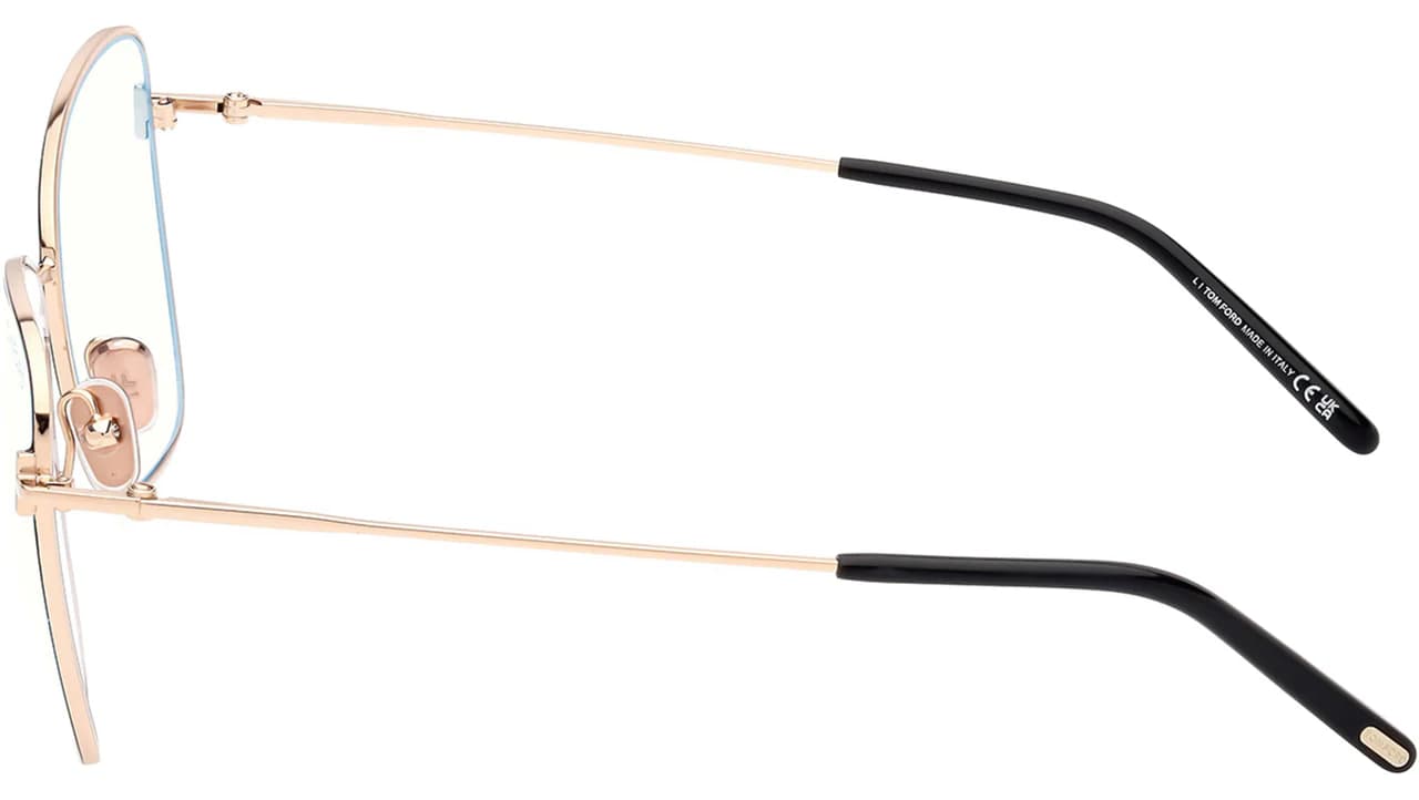Tom Ford FT5906B 001 Eyeglasses Shiny Black 55mm Women 3