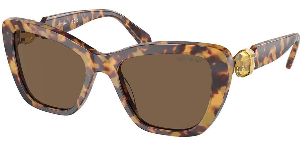 Swarovski SK6018F 104073 Sunglasses Brown 135mm Women