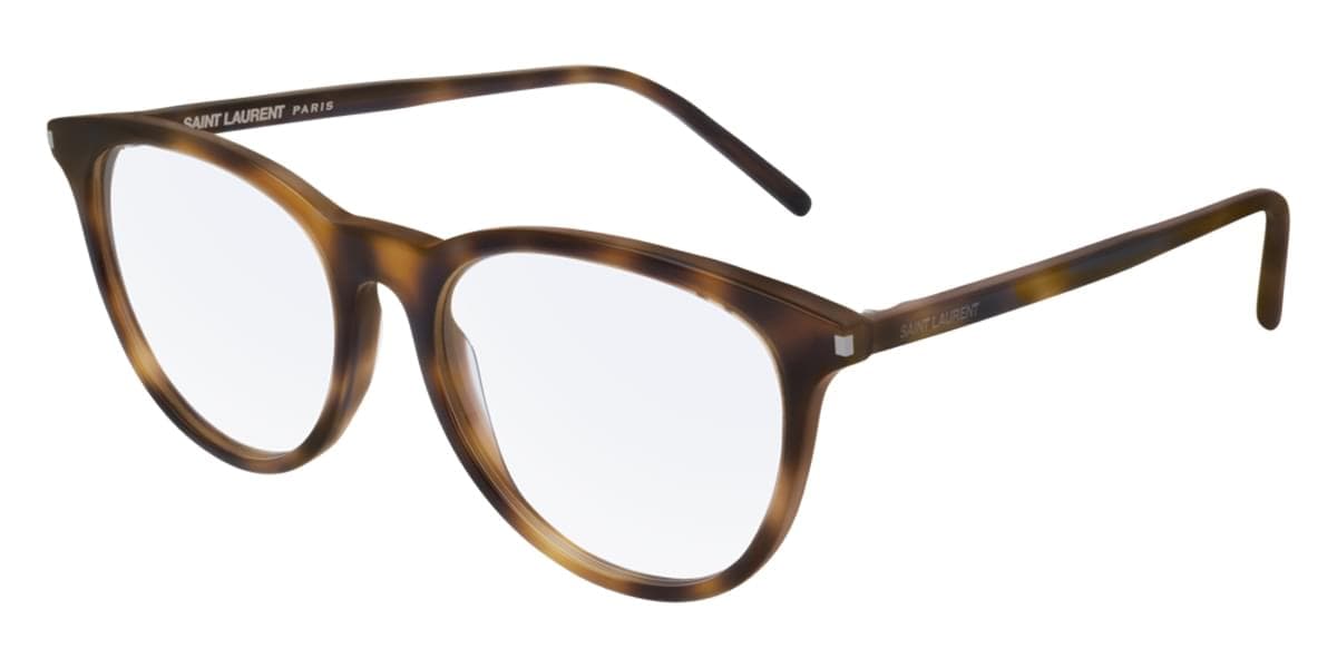 Saint Laurent SL306 003 SL 306 Eyeglasses Brown 52mm Unisex