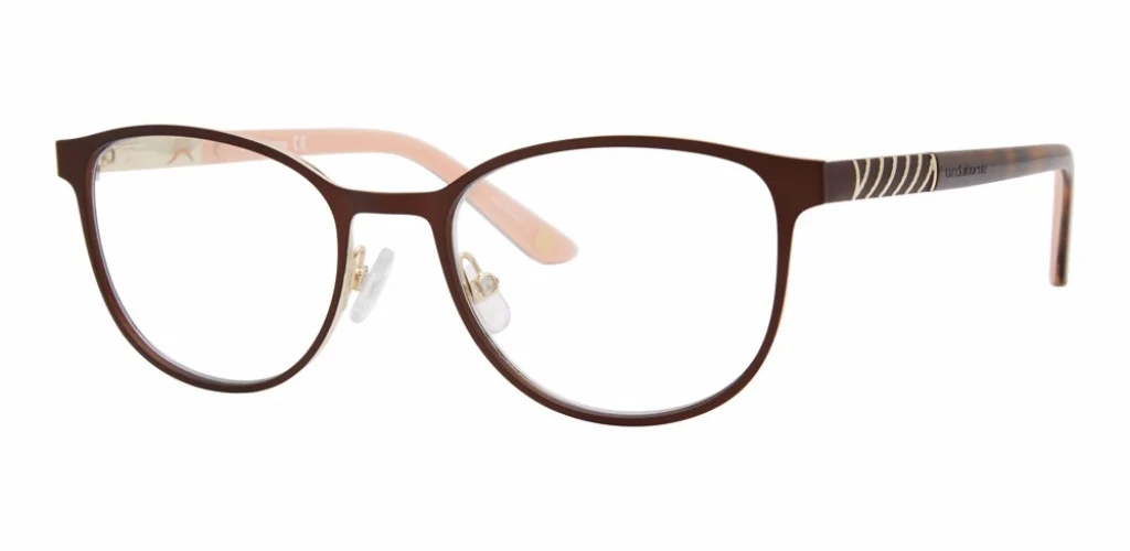 Liz Claiborne L 459 0FG4 Eyeglasses Brown Gold 50mm Women