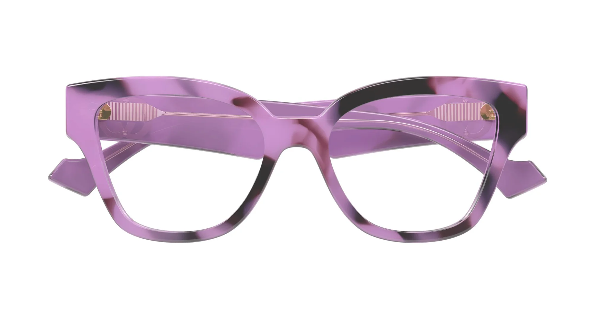 Gucci GG1424O 009 Eyeglasses Violet 50mm Women 2