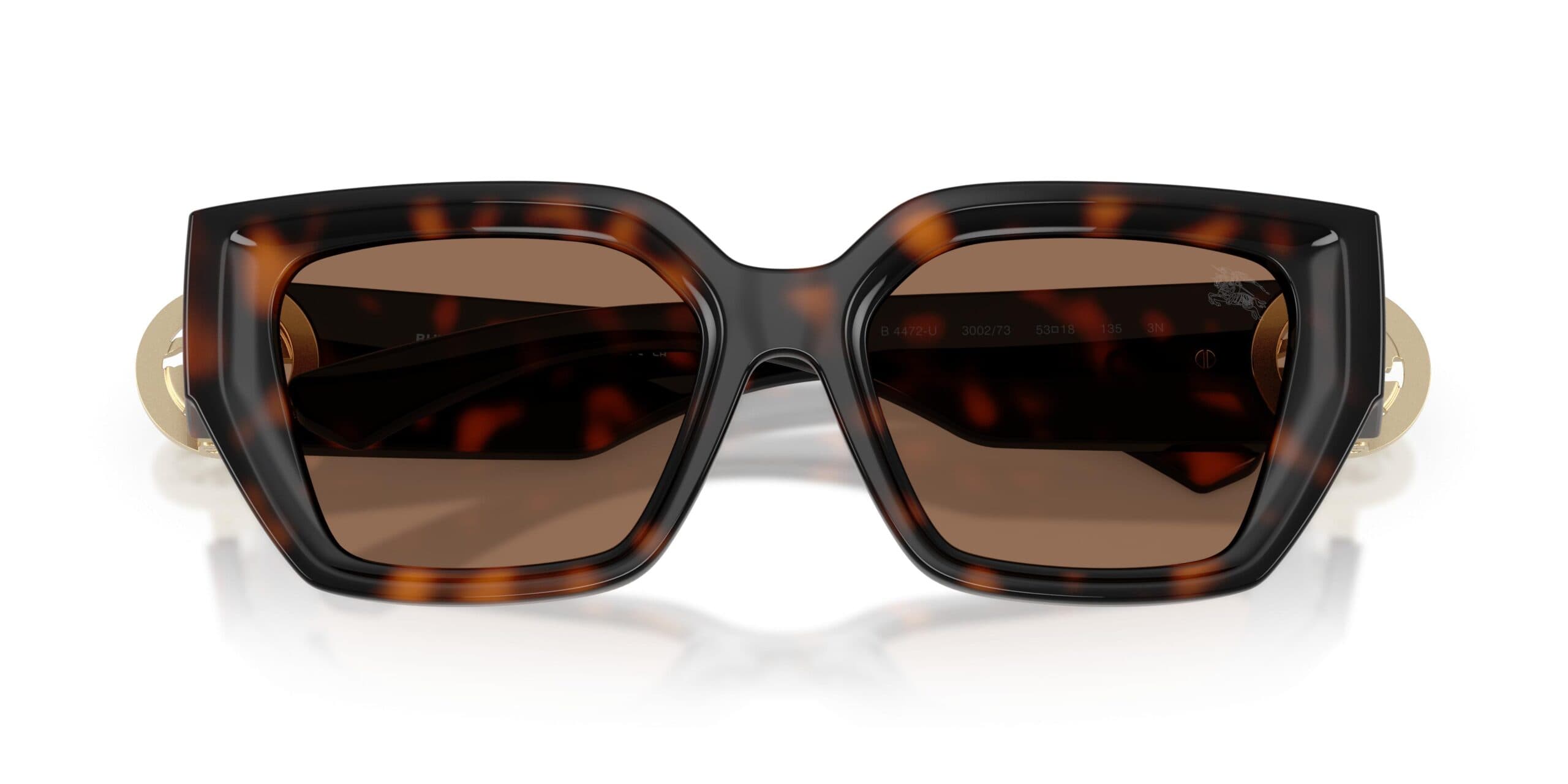 Burberry BE4472U 300273 Sunglasses Dark Havana 53mm Women 5