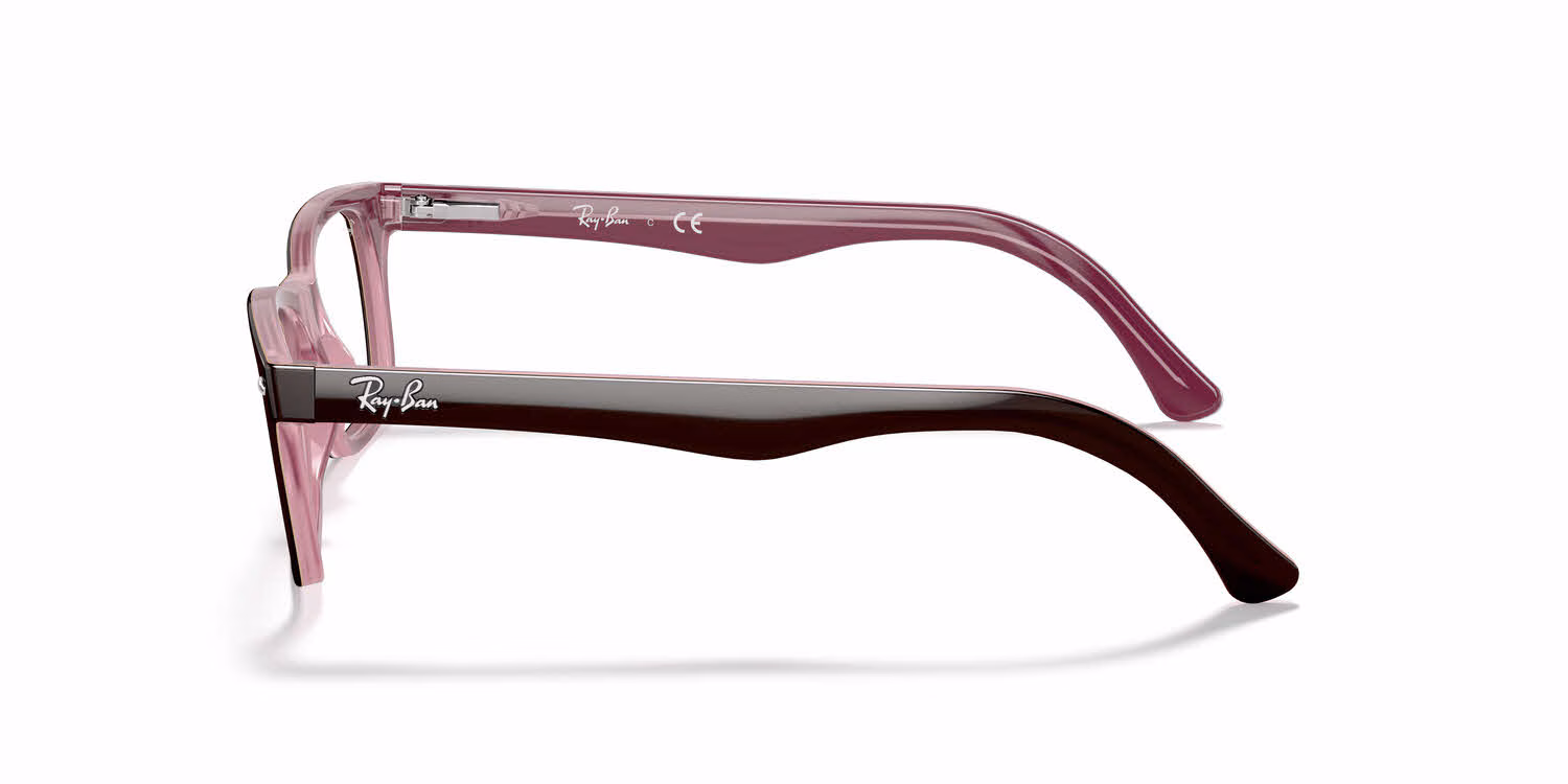 Ray-Ban RB5228 2126 Eyeglasses Brown Pink 53mm Unisex 3