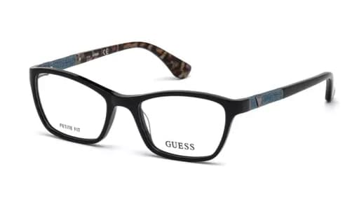 Guess GU2594 001 Eyeglasses Black 52mm Unisex