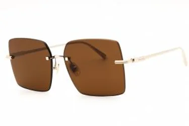 Salvatore Ferragamo SF311S 745 Sunglasses Gold 60mm
