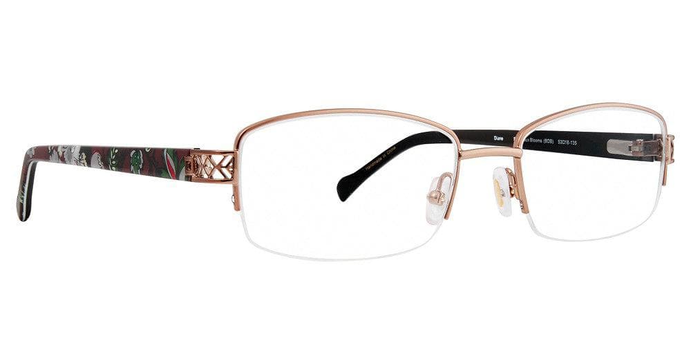 Vera Bradley Diane BDB Eyeglasses Bordeaux Blooms 53mm Women
