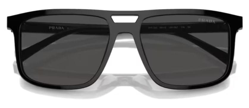 Prada SPRA22F 16K08Z Sunglasses Black 58mm Men 5