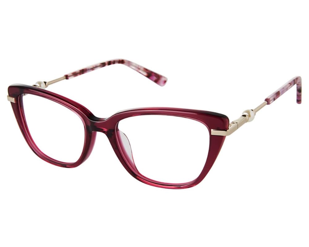 Ann Taylor ATP028 C02 Eyeglasses Crystal Plum 48mm Women
