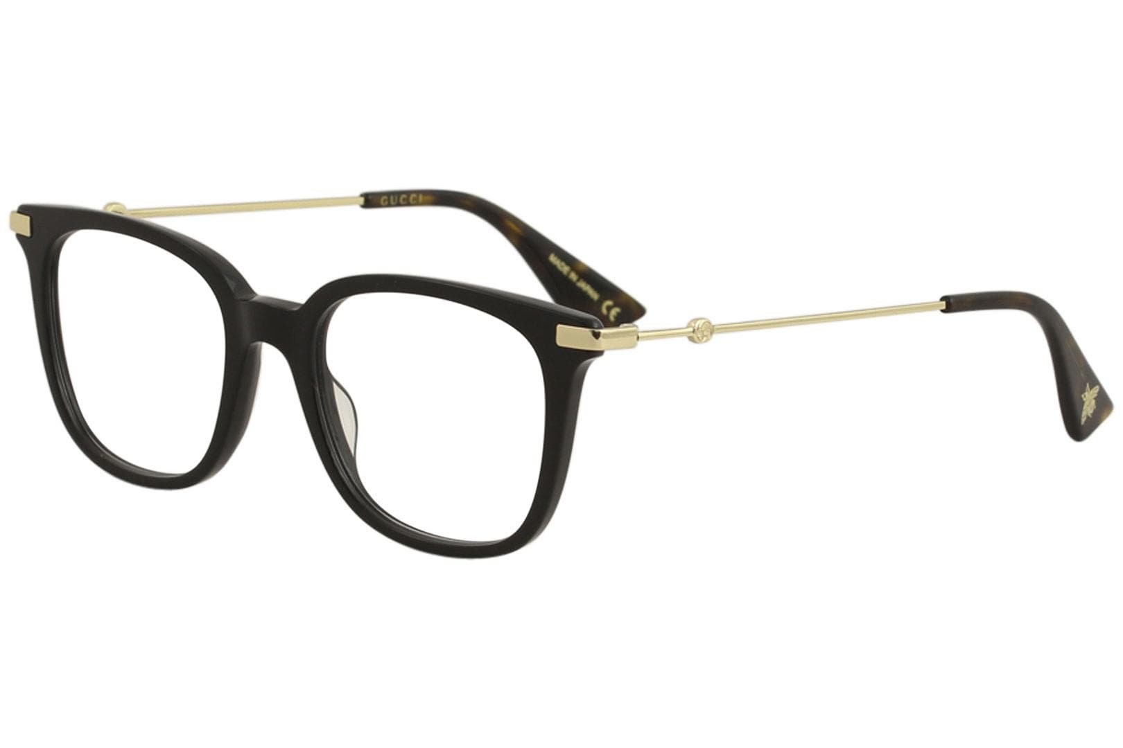 Gucci GG0110OZ 001 Eyeglasses Black 49mm Women